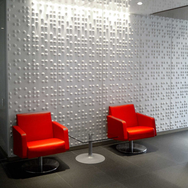 Braille Wall Flats Office Installation - Inhabit