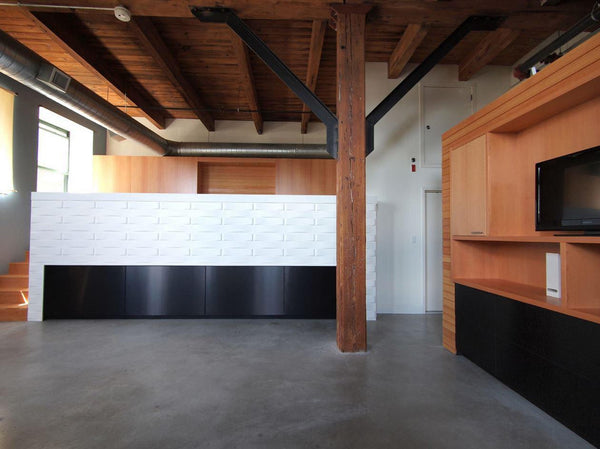 Stitch Wall Flats Feature Wall Installation - Inhabit