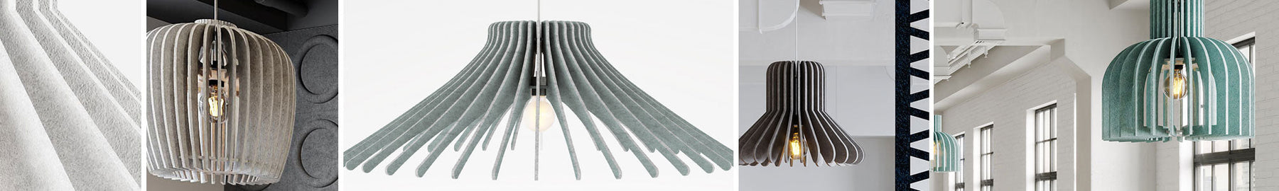 Harmony Corrulights Acoustic Felt Pendant Lighting