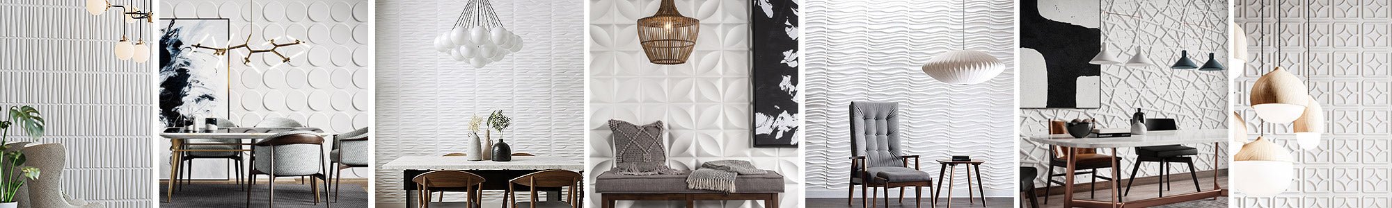 Paint Ready Wall Flats - 3D Wall Panels - Inhabit