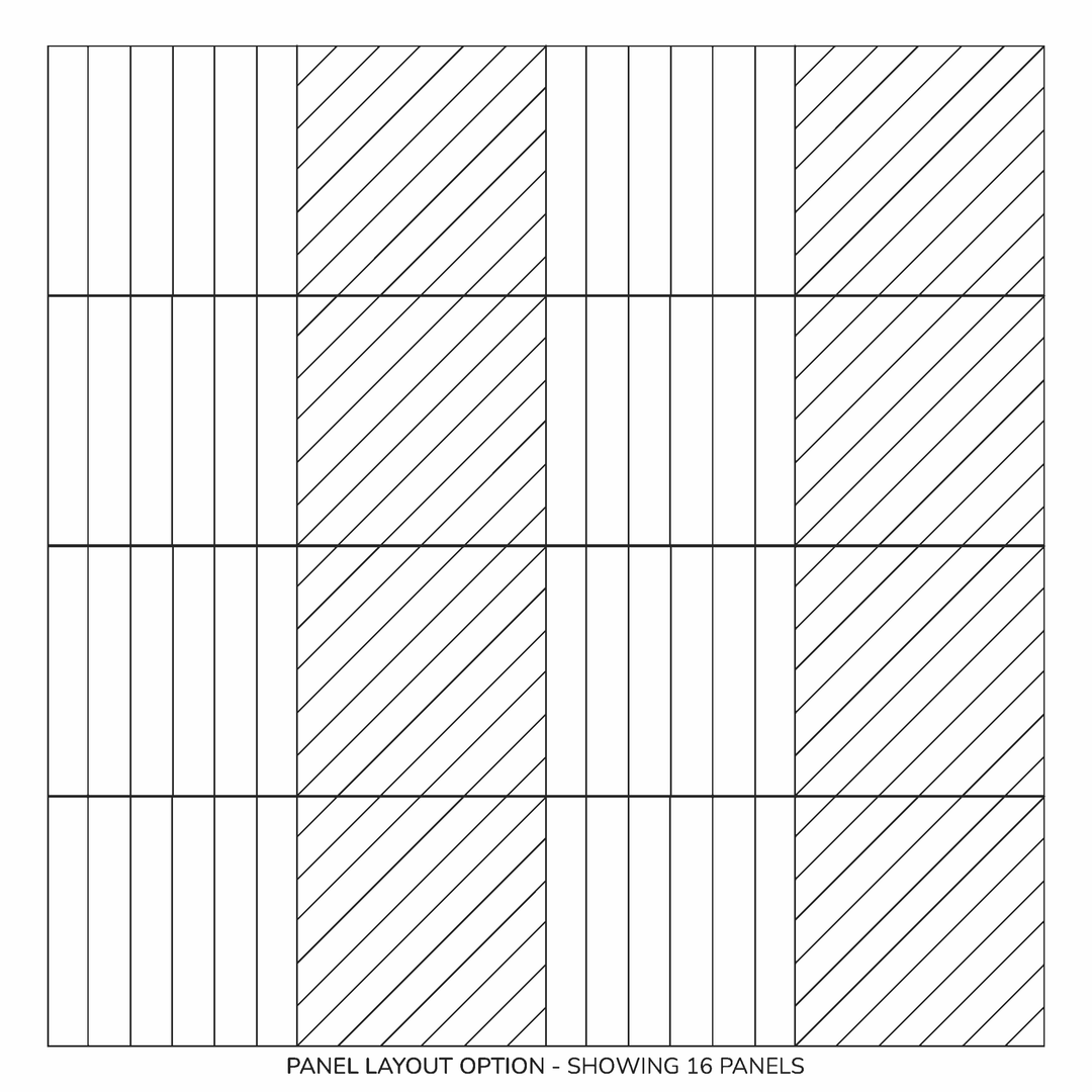 Level HarmonyCARV Acoustic Felt Wall Panels - in Solid Felt