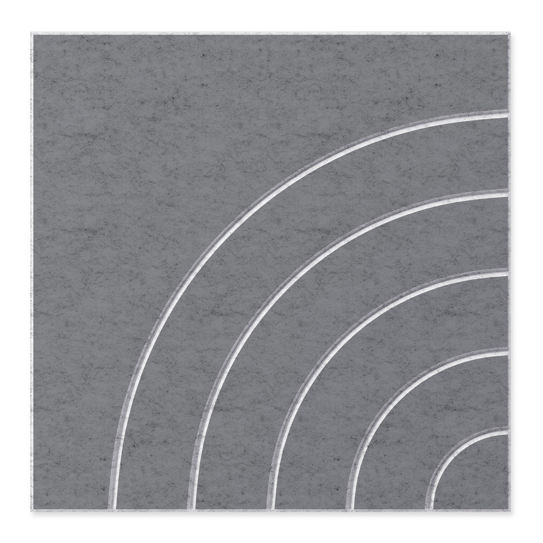 Arc HarmonyCARV Acoustic Felt Wall Panels - in Overlay Print Colors
