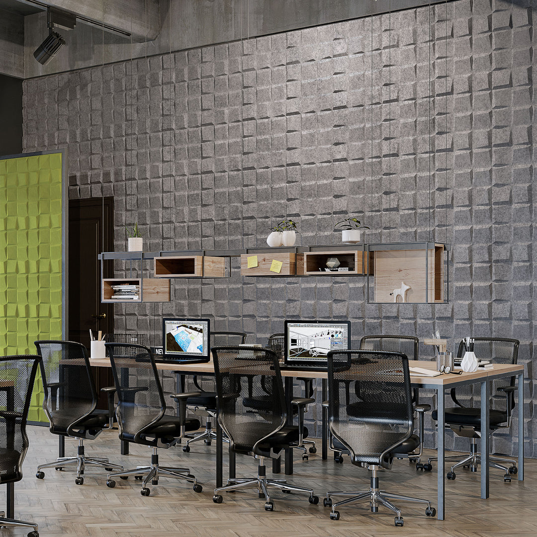 Cubit Harmony3D Acoustic Felt Wall Panels