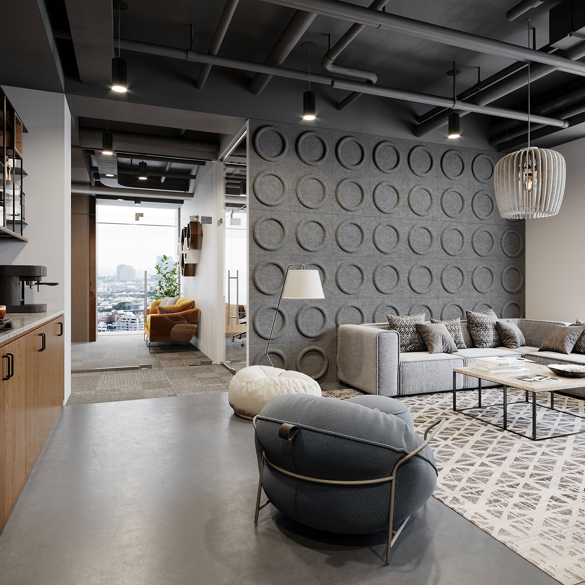 Acoustic Panels | 3D Wall Panels | Halo Harmony3D Acoustic Felt