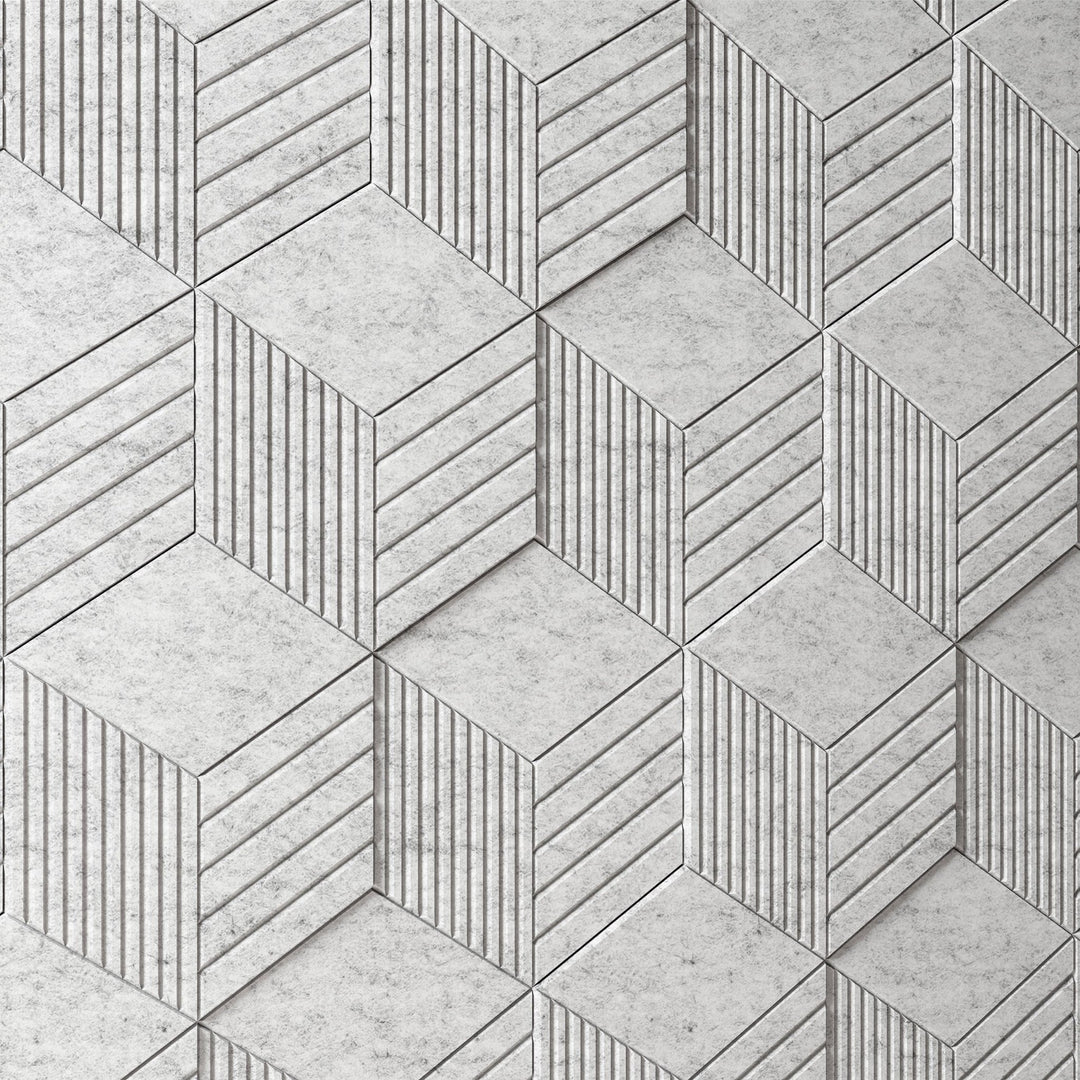 HarmonyCARV Wall Tiles - Corrugate Narrow HarmonyCARV Acoustic Felt Wall Tiles - 5 - Inhabit