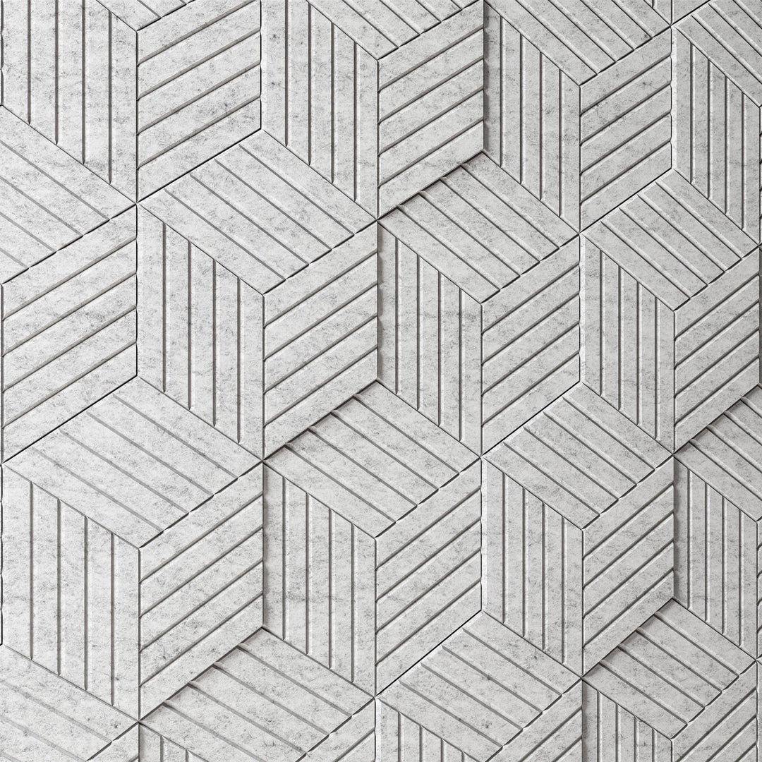 HarmonyCARV Wall Tiles - Corrugate Wide HarmonyCARV Acoustic Felt Wall Tiles - 1 - Inhabit