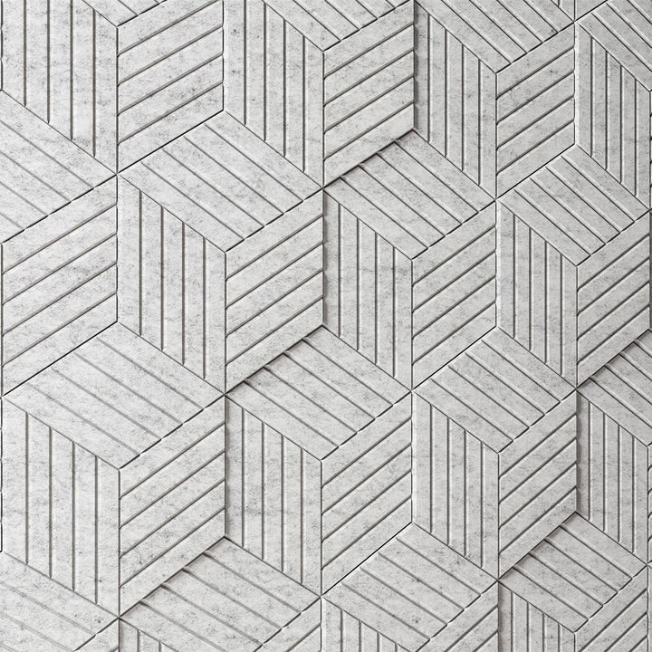 HarmonyCARV Wall Tiles - Corrugate Wide HarmonyCARV Acoustic Felt Wall Tiles - 1 - Inhabit