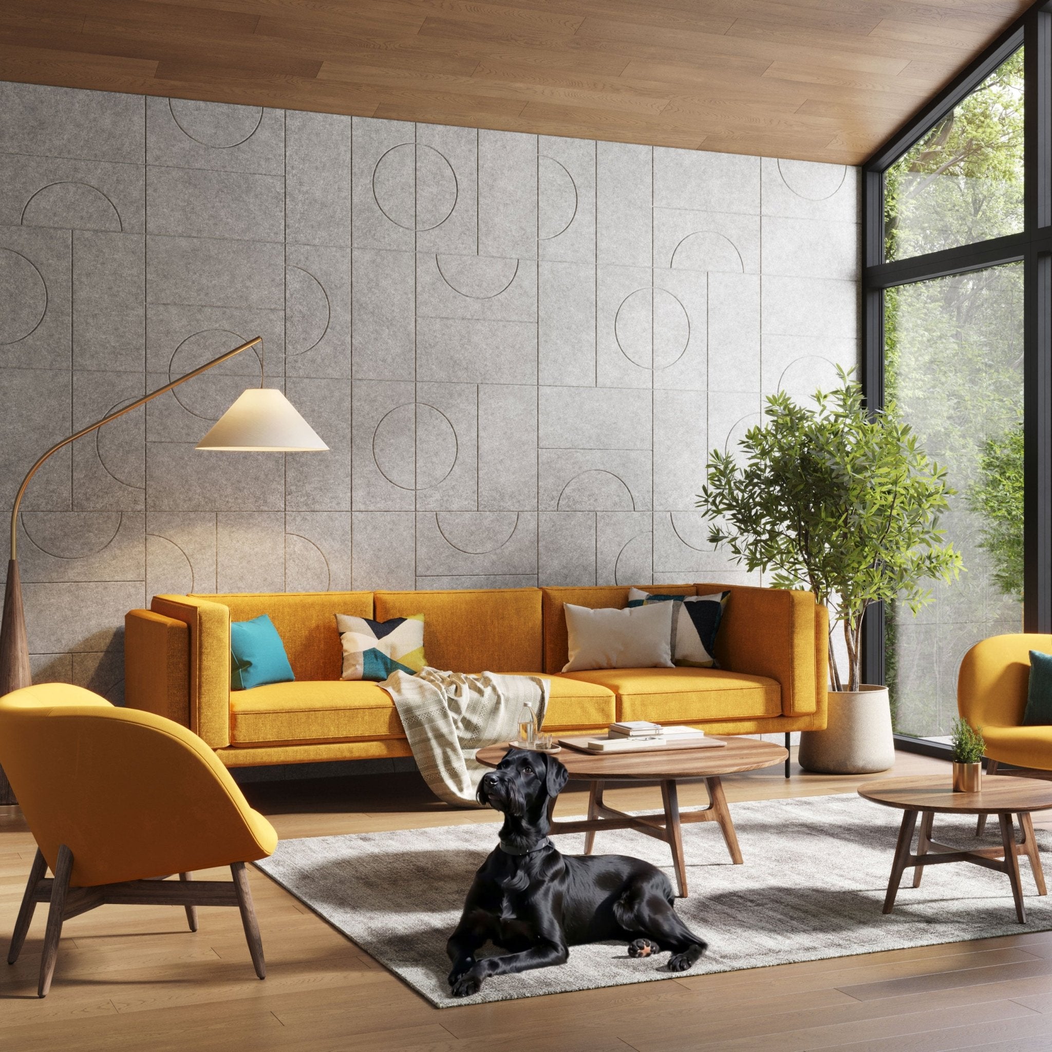 Acoustic Panels | Parcel HarmonyCARV Acoustic Felt Wall Panels