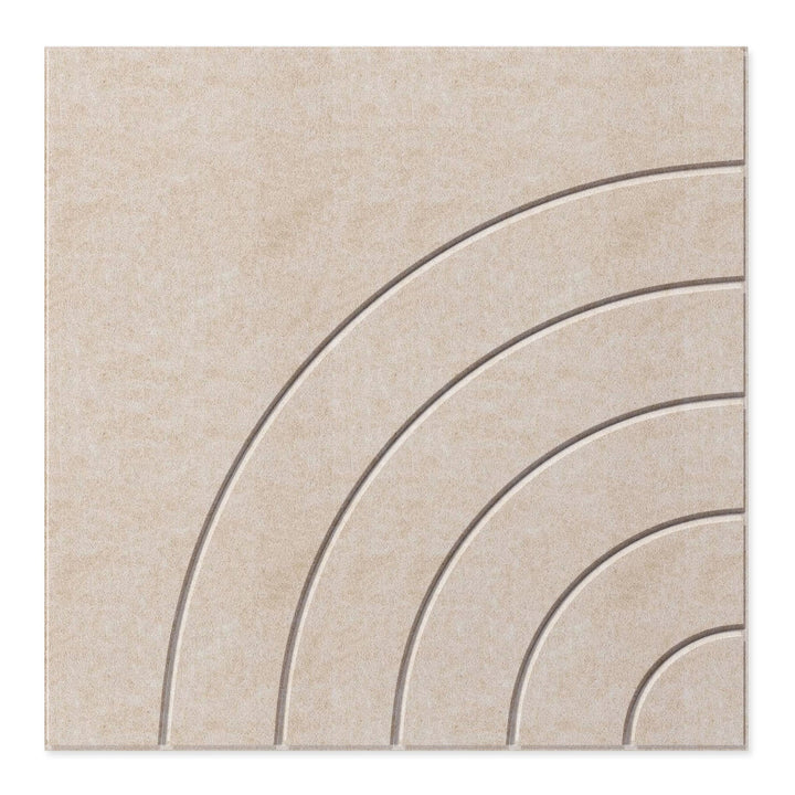 Hew PET Felt Wall Panels - Arc Hew Acoustic Felt Wall Panels - in Solid Felt - 17 - Inhabit