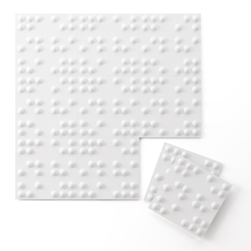 Wall Flats - 3D Wall Panels - Braille 3D Wall Flats - 2 - Inhabit
