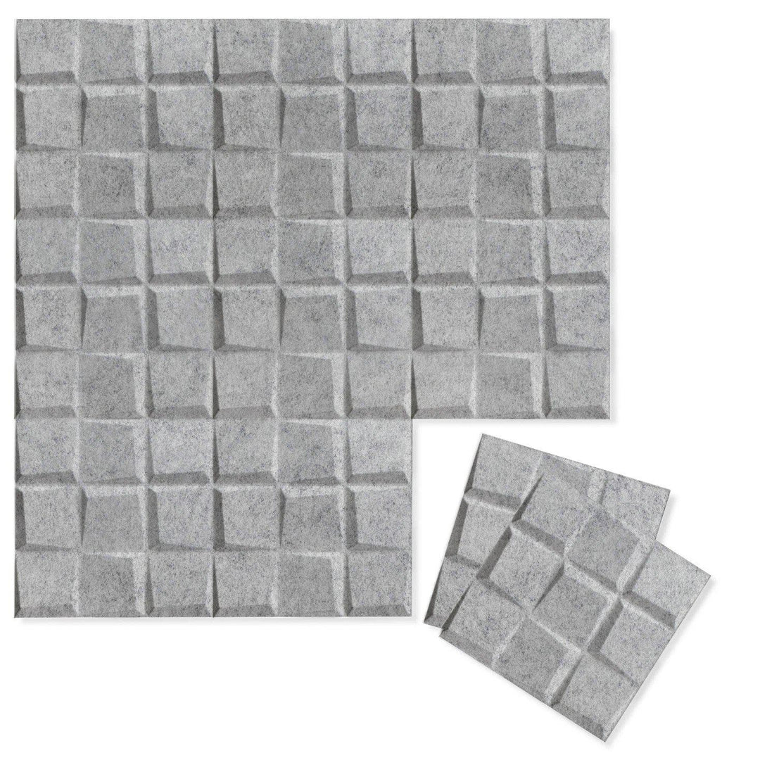 Felt 3D Wall Flats - Acoustic Panels - Cubit 3D Wool Felt Wall Flats - 3 - Inhabit