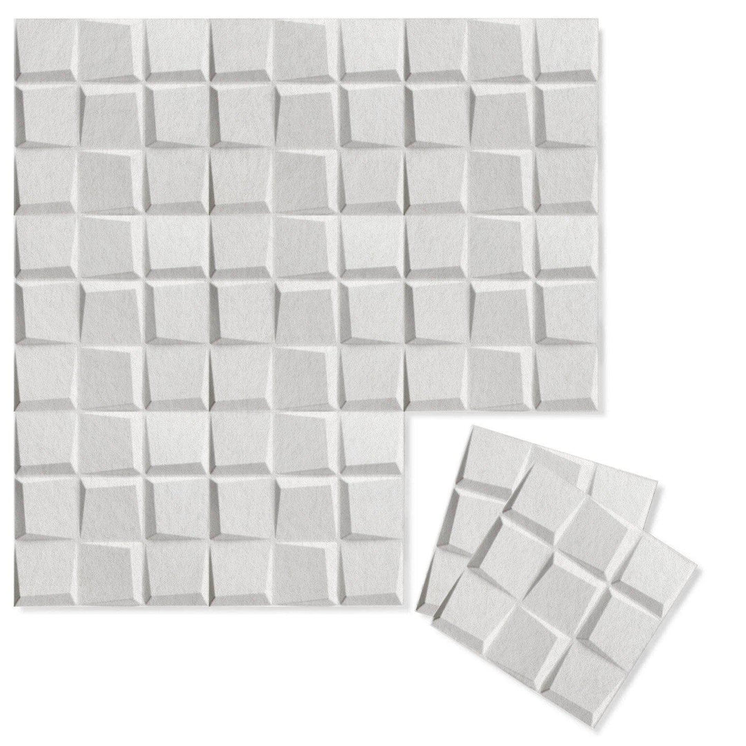 Felt 3D Wall Flats - Acoustic Panels - Cubit 3D Wool Felt Wall Flats - 9 - Inhabit