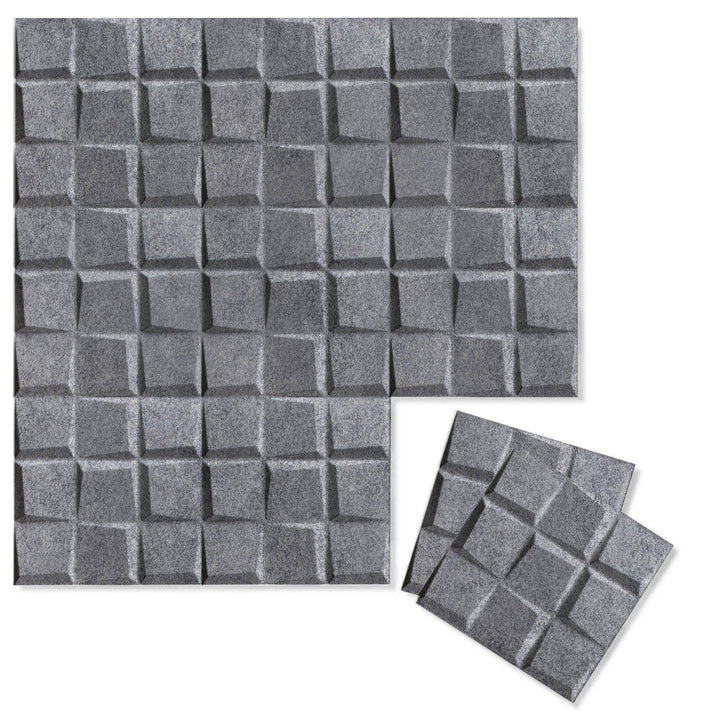 Felt 3D Wall Flats - Acoustic Panels - Cubit 3D Wool Felt Wall Flats - 5 - Inhabit
