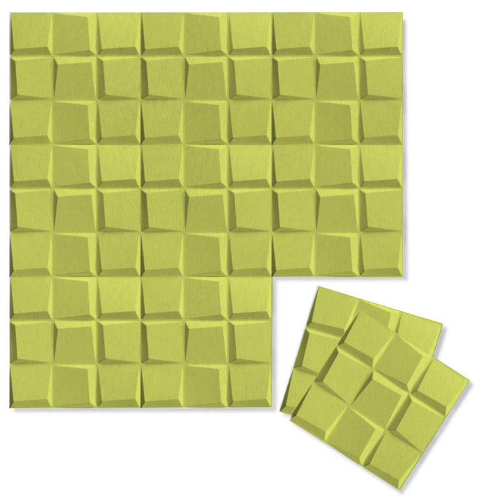 Felt 3D Wall Flats - Acoustic Panels - Cubit 3D Wool Felt Wall Flats - 13 - Inhabit