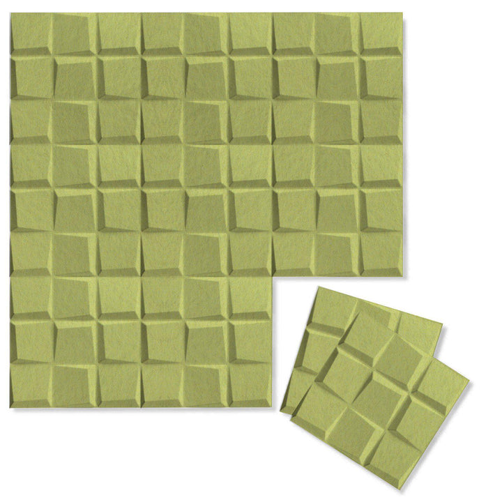 Felt 3D Wall Flats - Acoustic Panels - Cubit 3D Wool Felt Wall Flats - 12 - Inhabit