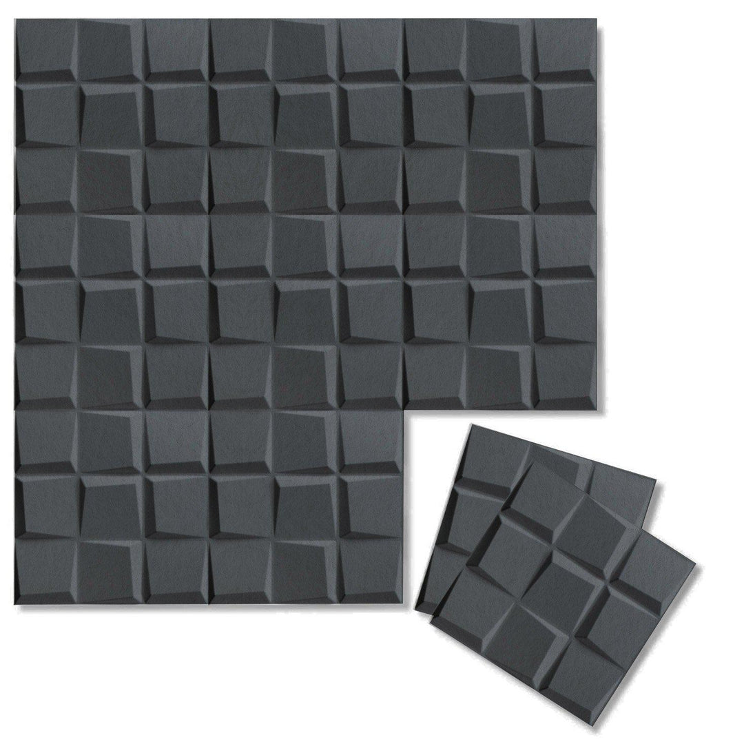 Felt 3D Wall Flats - Acoustic Panels - Cubit 3D Wool Felt Wall Flats - 4 - Inhabit