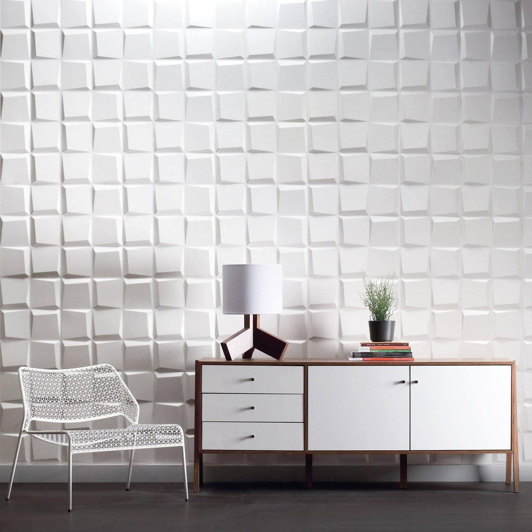 Facet Wall Flats - Modern 3D Wall Panels by Inhabit