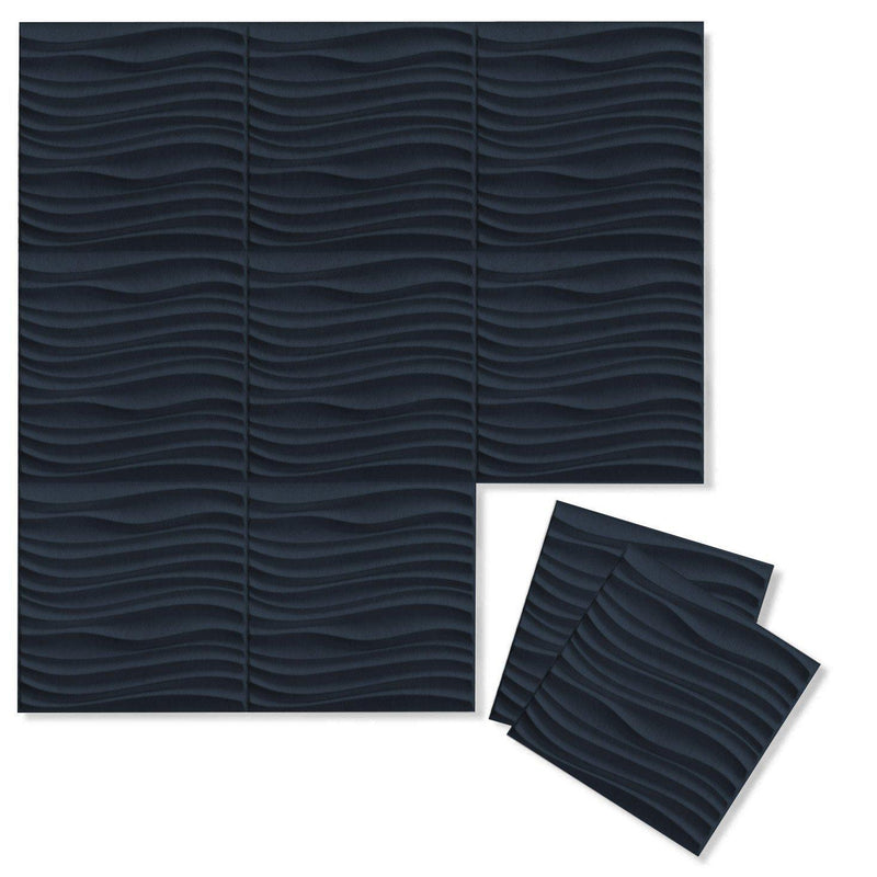 Felt 3D Wall Flats - Acoustic Panels - Current 3D PET Felt Wall Flats - 12 - Inhabit