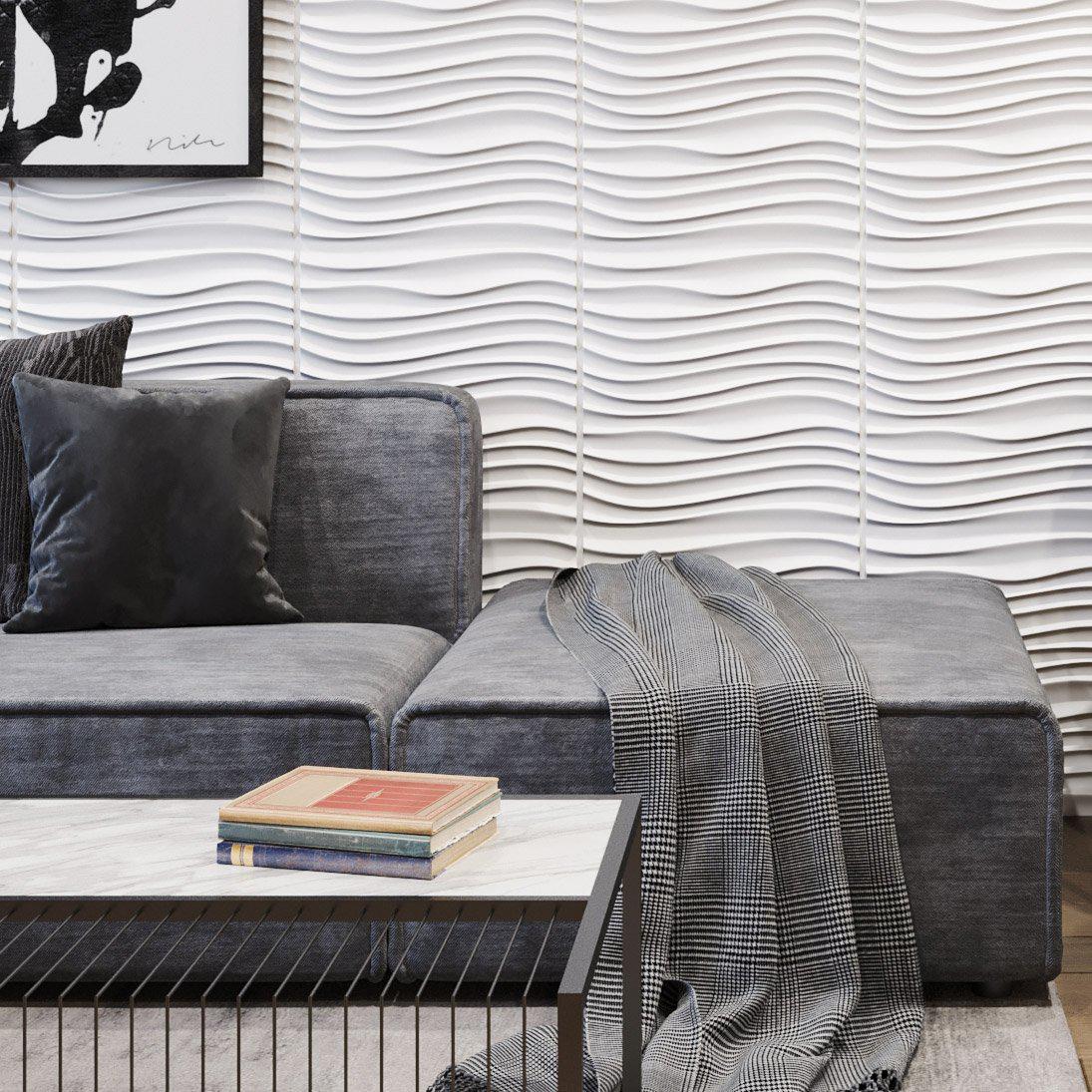 Wavy Textured Wall Panels