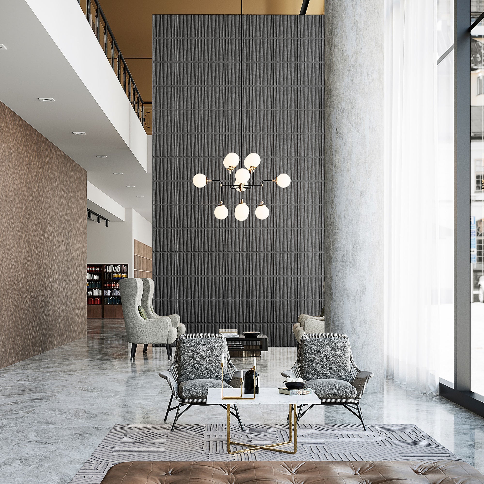 Acoustic Panels | 3D Wall Panels | Drift Harmony3D Acoustic Felt