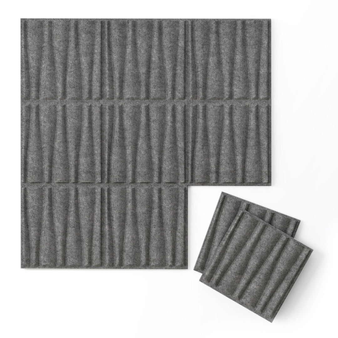 Harmony PET Felt 3D Panels - Drift Harmony3D Acoustic Felt Wall Panels - 16 - Inhabit