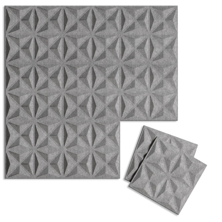 Felt 3D Wall Flats - Acoustic Panels - Facet 3D PET Felt Wall Flats - 3 - Inhabit