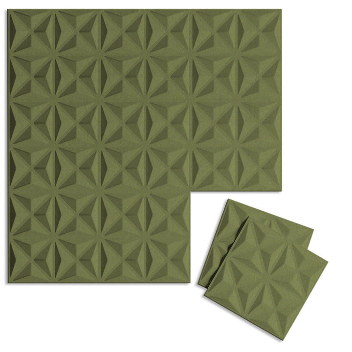 Felt 3D Wall Flats - Acoustic Panels - Facet 3D PET Felt Wall Flats - 6 - Inhabit