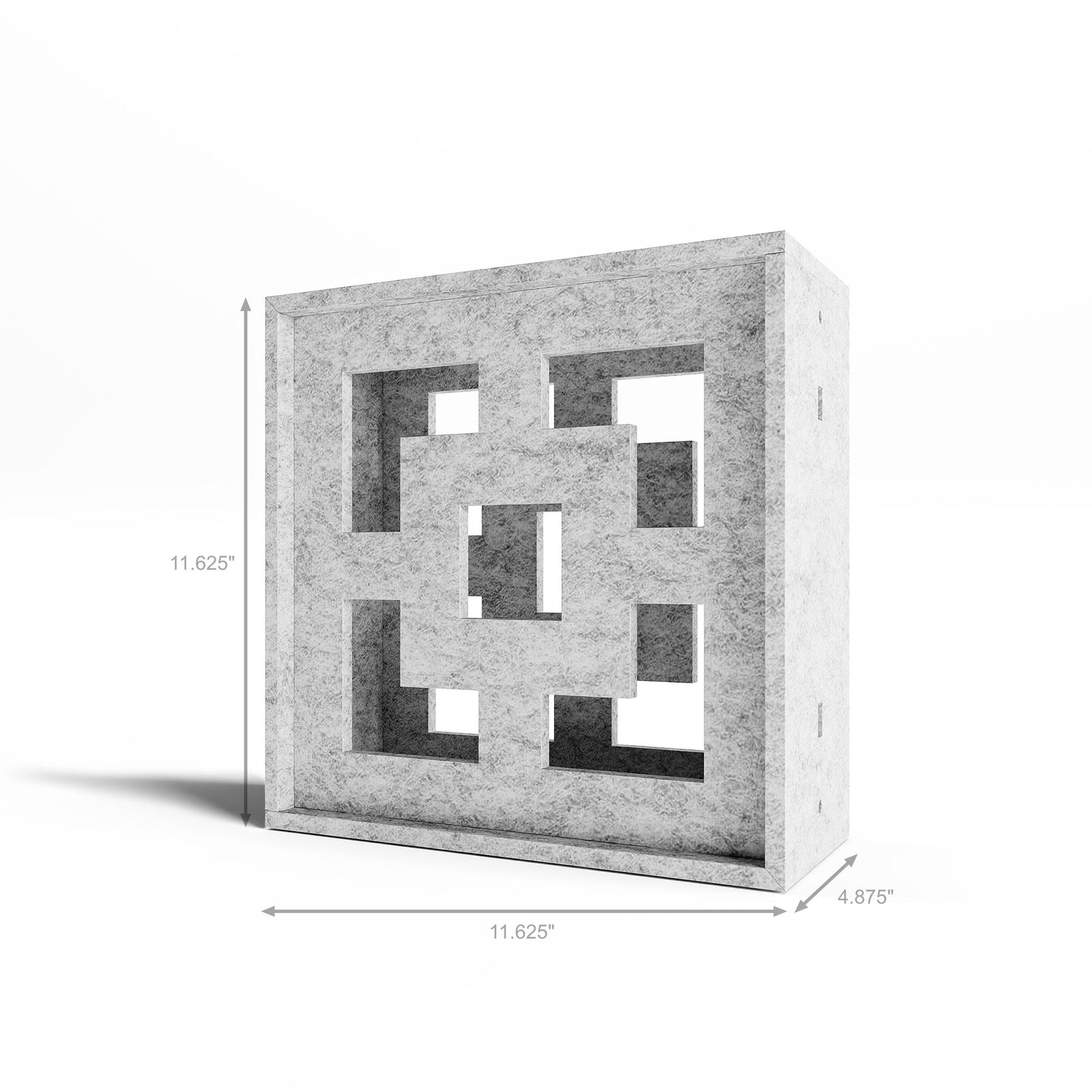 Frame HarmonyBLOKS modular PET felt divider block with dimensions