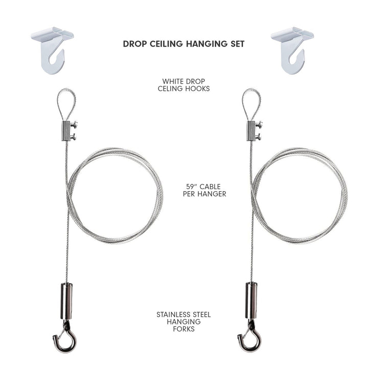 Installation Accessories - Hanging Wall Flat System Cable Hangers - 4 - Inhabit