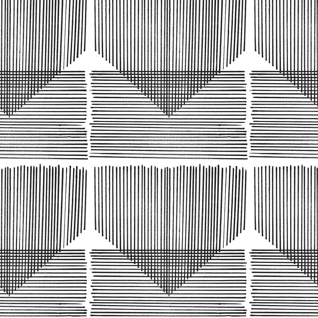 Wallpaper - Peel and Stick Wallpaper - Commercial Wallpaper - Hatch Bespoke Wallpaper - 2 - Inhabit