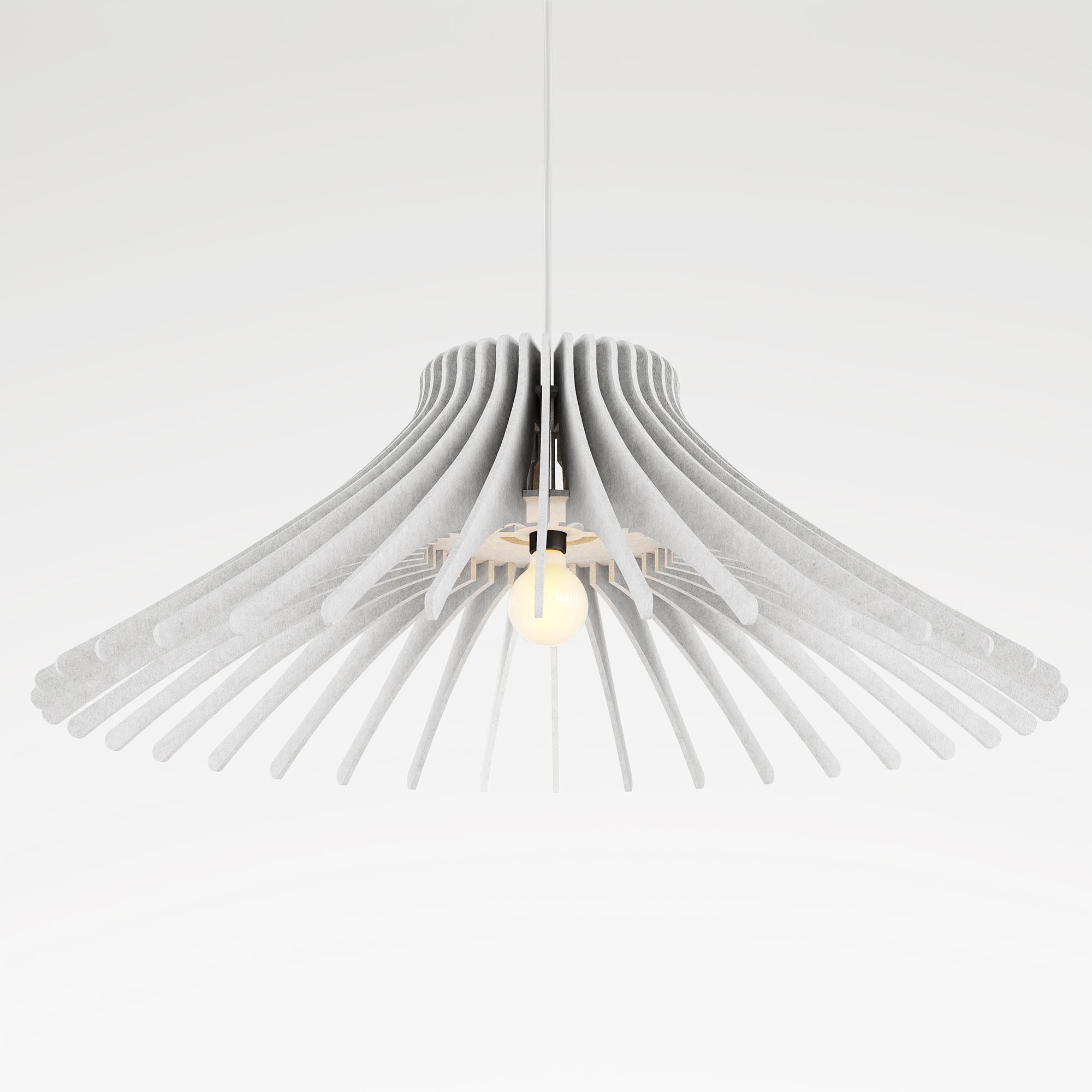 Acoustic Lighting | Keck Harmony Acoustic PET Felt Corrulight