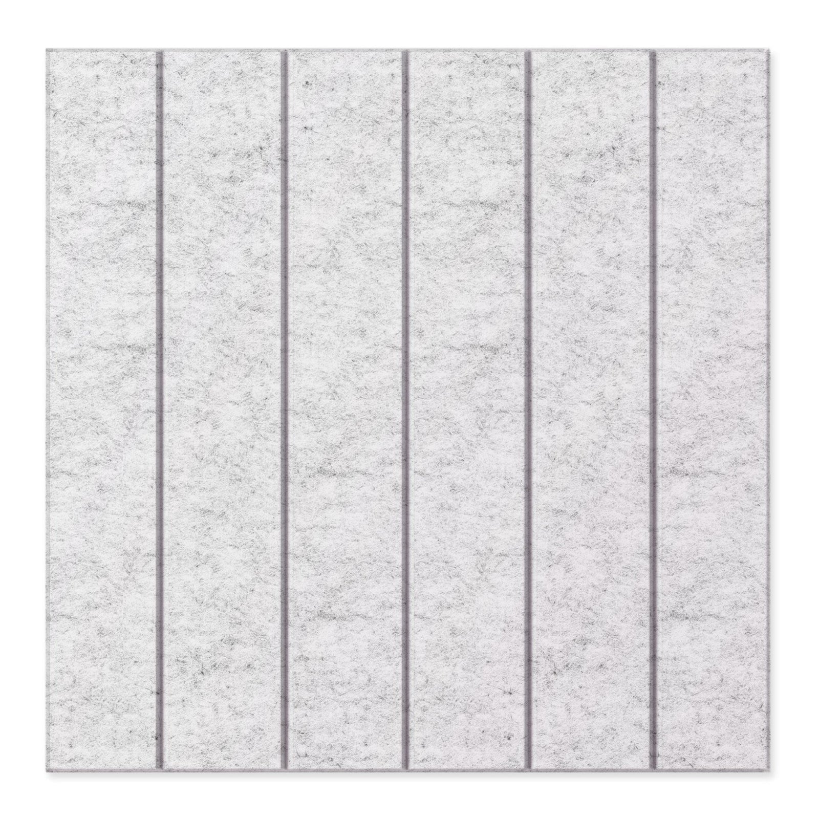 Level HarmonyCARV white PET felt acoustic wall panel by Inhabit.