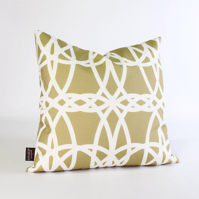Handmade Pillows - Loom in Mustard Throw Pillow - 1 - Inhabit
