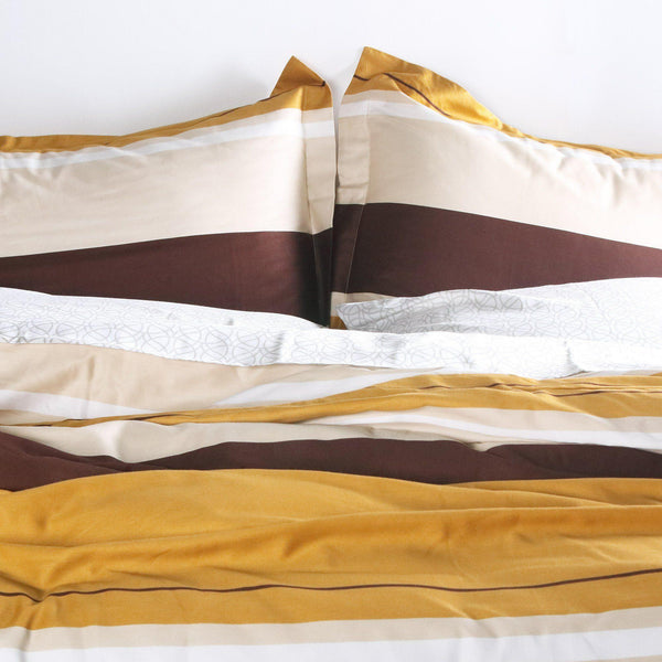 Bedding - Nourish in Amber Duvet Cover + Sham Set - 1 - Inhabit