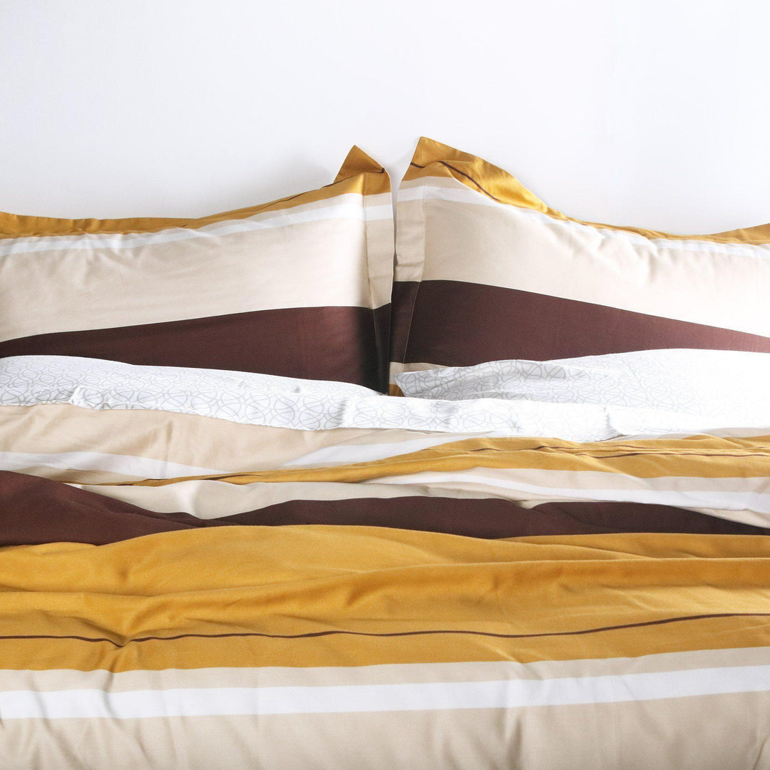 Bedding - Nourish in Amber Duvet Cover + Sham Set - 2 - Inhabit
