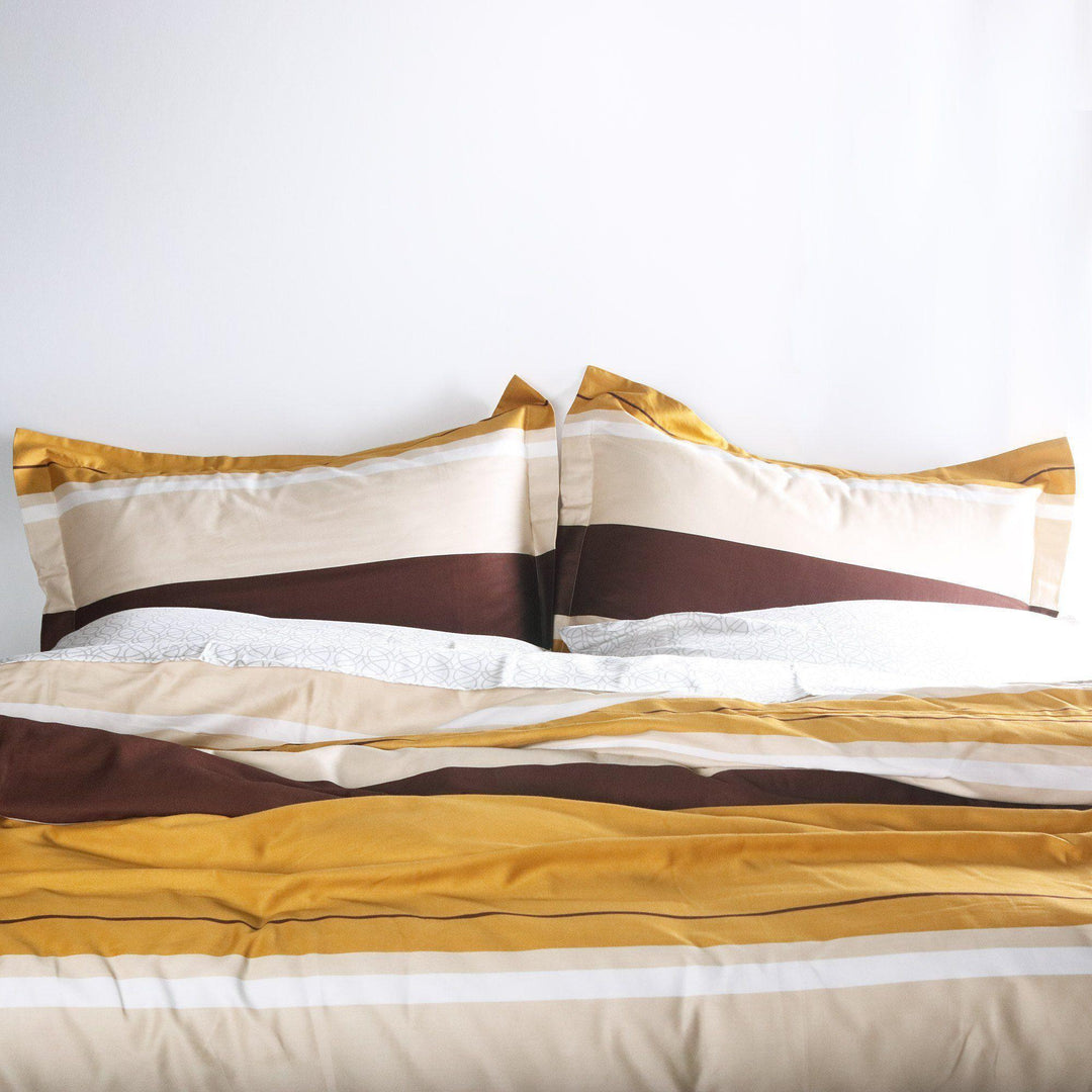 Bedding - Nourish in Amber Duvet Cover + Sham Set - 3 - Inhabit