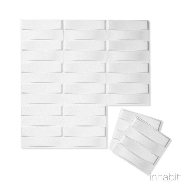 Wall Flats - 3D Wall Panels - Wall Flat Samples - Paint Ready 3D Wall Panels - 9 - Inhabit