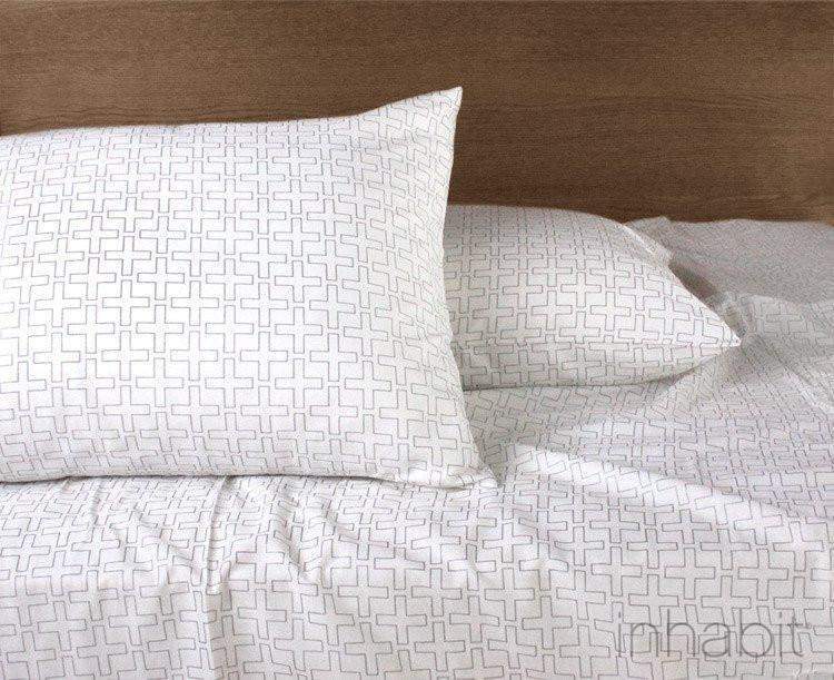 Bedding - Plus in Ivory Sheet Set - 3 - Inhabit