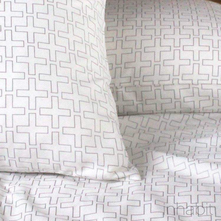 Bedding - Plus in Ivory Sheet Set - 2 - Inhabit