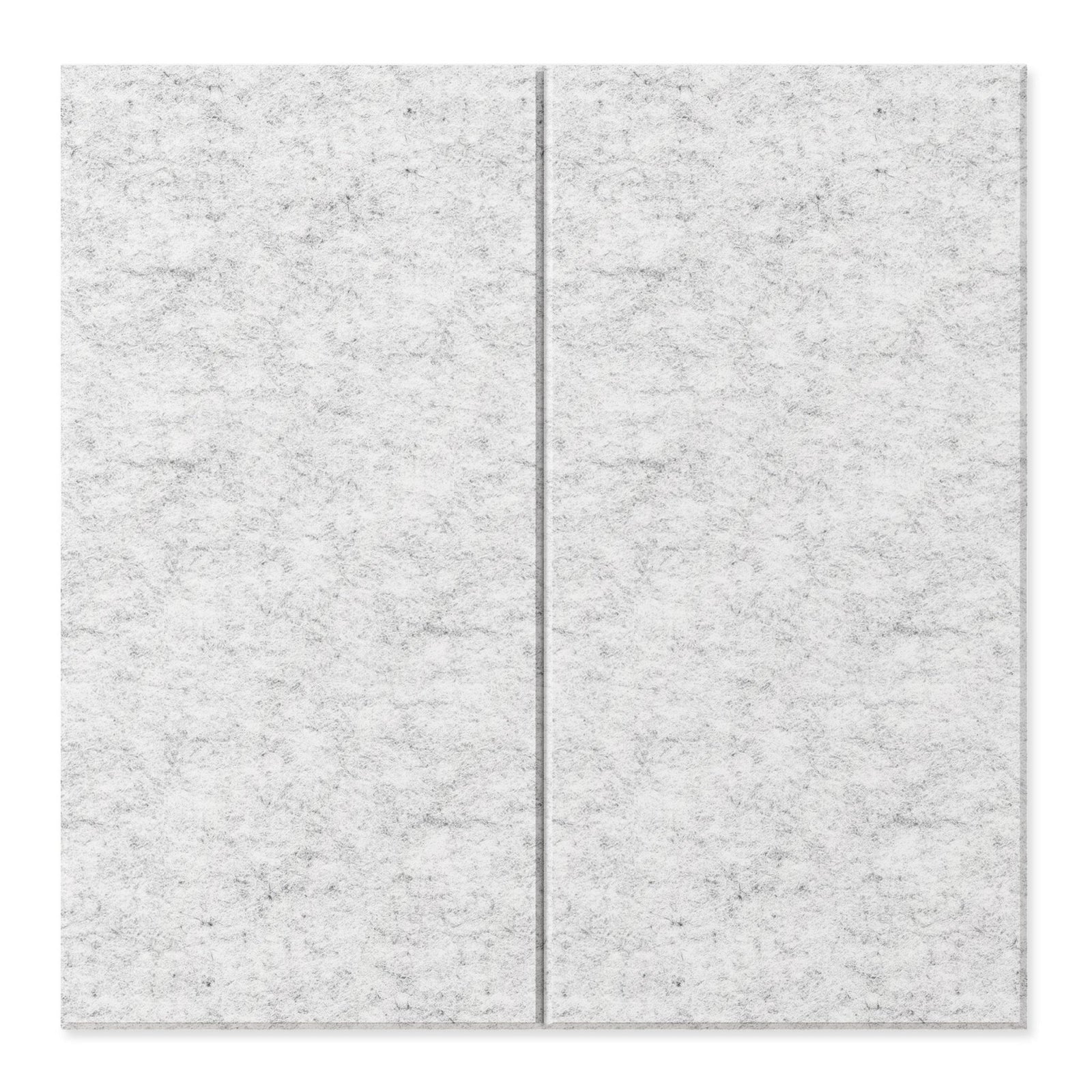 Rift HarmonyCARV white PET felt acoustic wall panel by Inhabit.