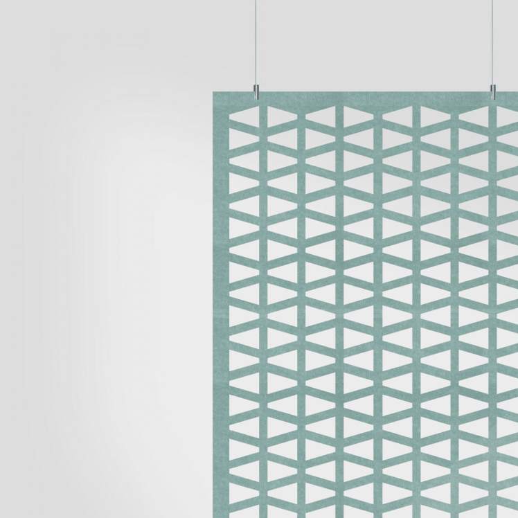 Acoustic Hanging Wall Panel | Room Divider - Sequence Harmony Acoustic PET Felt Hanging Room Divider - 3 - Inhabit