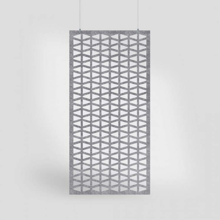 Acoustic Hanging Wall Panel | Room Divider - Sequence Harmony Acoustic PET Felt Hanging Room Divider - 1 - Inhabit