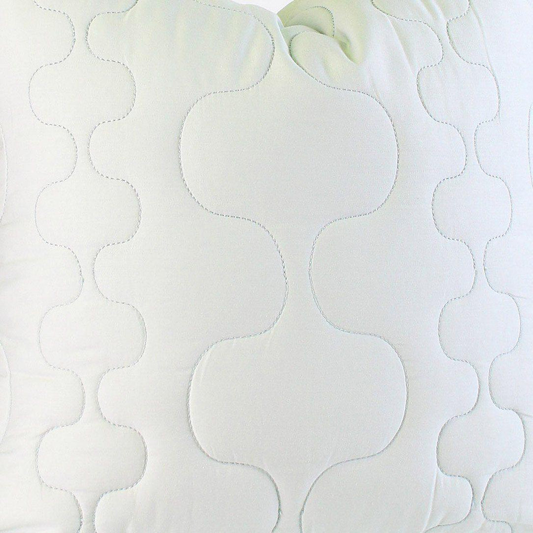 Studio Pillows - Spa in Mist Quilted Studio Throw Pillow - 2 - Inhabit