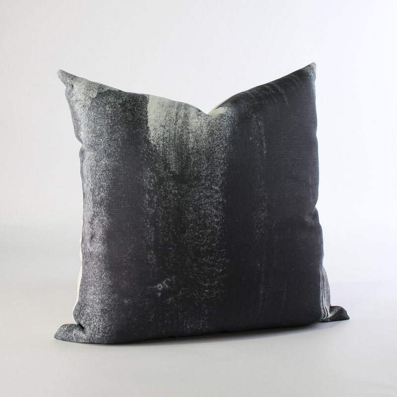 Handmade Pillows - Stroke 1 in Black & White Throw Pillow - 3 - Inhabit