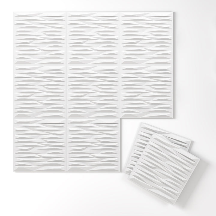 Wall Flats - 3D Wall Panels - Wall Flat Samples - Paint Ready 3D Wall Panels - 8 - Inhabit