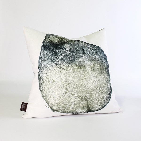 Handmade Pillows - Wood Cut 2 Throw Pillow - 1 - Inhabit